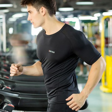 籃球服運動緊身衣短袖男籃足球彈力速干透氣跑步騎行健身訓練T恤