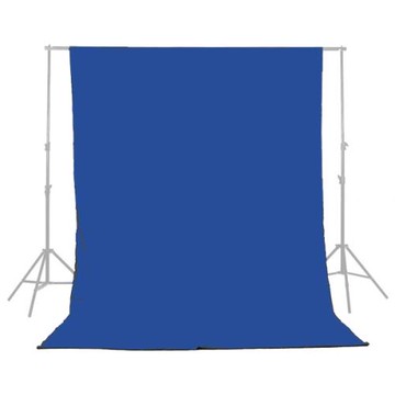 藍色背景布300X600公分 可洗、可燙，有穿孔洞，以利背景架橫桿穿入使用~適人像拍攝 商業攝影