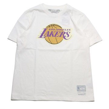 MITCHELL & NESS M&N NBA 短T TEAM LOGO DAD TEE 湖人 白色 男 MNTS001LALW