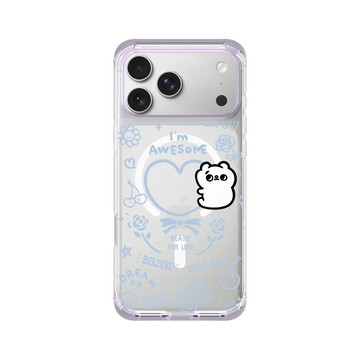 iPhone 17 Pro Max ClearX (MagSafe 兼容) 夢透紫 - 爽爽貓 Song Song Meow by SECOND - 準備好去愛了