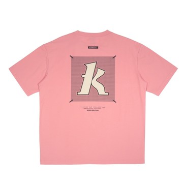 KANGOL 短T 粉紅 印花 大LOGO 短袖 中性 6525101641