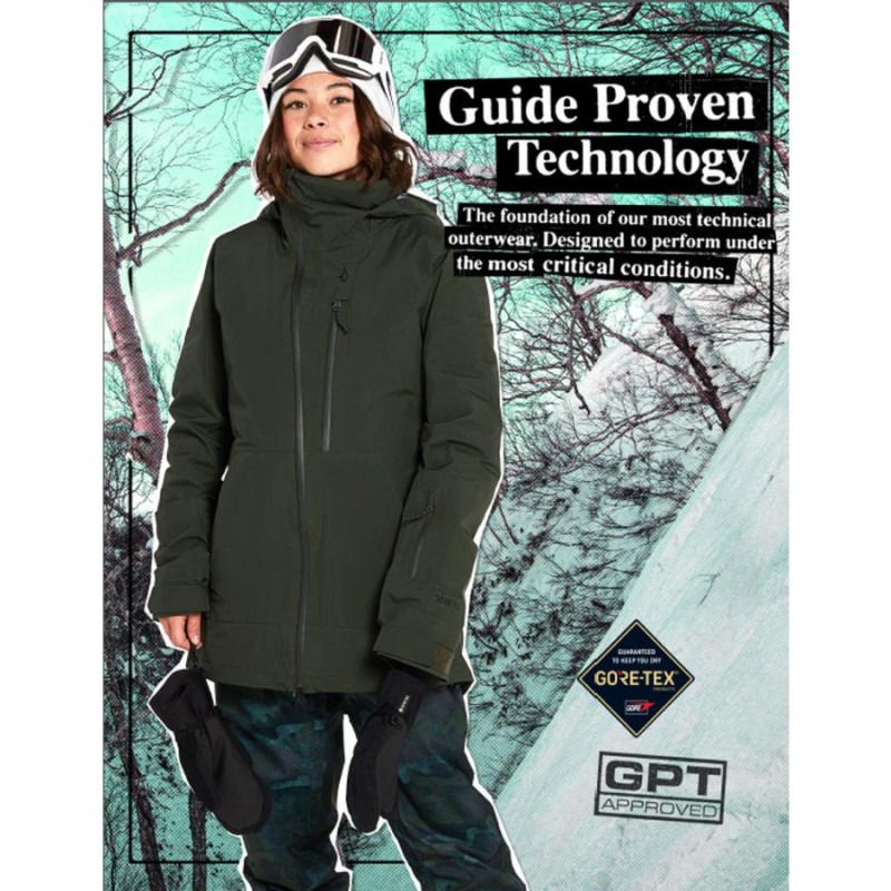 21-22 VOLCOM/ボルコム NYA TDS INF GORE-TEX jacket レディース 防水