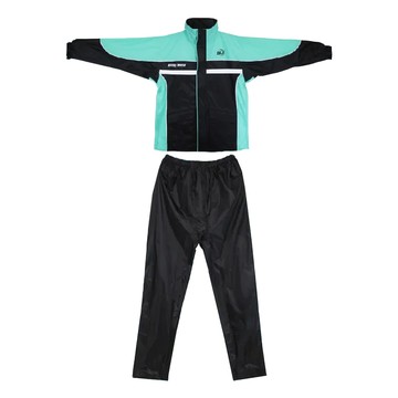 RK-1 雨王 勁速型升級側開兩件式雨衣  M  湖水綠色