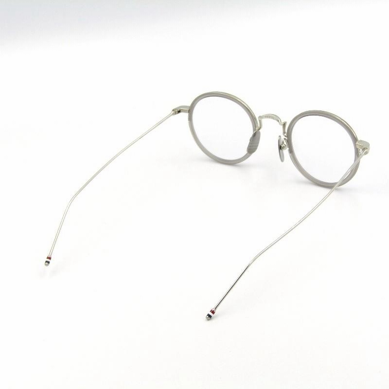 トムブラウン　TBX-906-46-02 老眼鏡+1.0 ラウンドコンビネーションTBX906 トムブラウンの最新メガネ