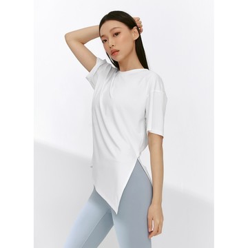 XEXYMIX ice Feather 2.0不對稱開衩寬鬆 XFK1TS1003 共6色 長版 短袖上衣 TS1003