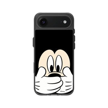 iPhone Air Clear (相機按鈕) 酷墨灰 - 迪士尼-米奇 Mickey - 米奇摀嘴
