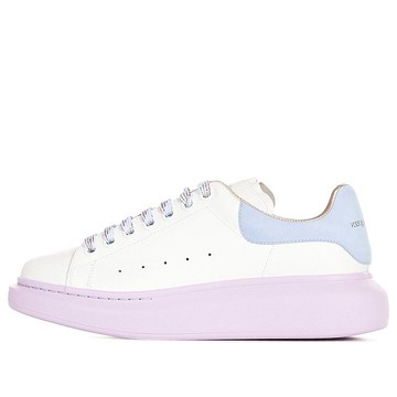 (WMNS) Alexander McQueen Oversized Sneaker 'White Blue Lilac'