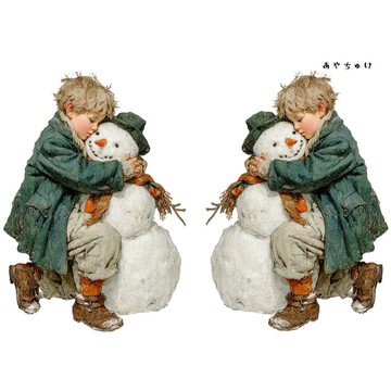 【11月新品2】08-108-0189 人物貼紙 聖誕復古風