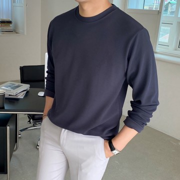 正韓質感紋理抗皺彈性長T 7色 YUPPIE 預購商品 0927 多件優惠