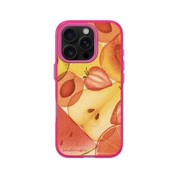 iPhone 16 Pro Clear 粉漾桃 - Sarah Mafféïs - 果實
