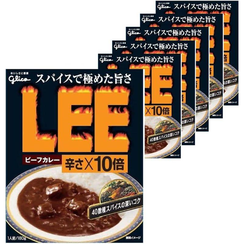 ビーフカレーLEE 辛さ×10倍 (6個セット）おまけ付