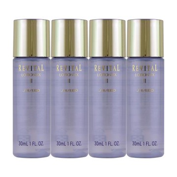 【SHISEIDO 資生堂】莉薇特麗全效化粧水 30ml x 4 -II滋潤型(效期至2026年11月)