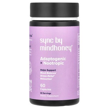 Mindhoney, Sync，適應原性利智配方，60 粒膠囊