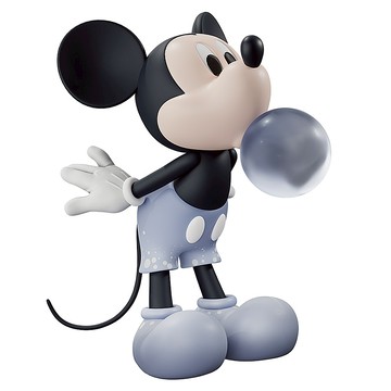 MORSTORM 魔力風暴 潮服系列 吹泡泡米奇 灰白色  1個