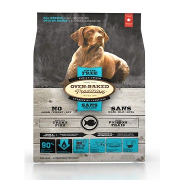 【免運】Oven Baked烘焙客 低敏無穀狗糧 全犬-無穀深海魚(大顆粒)12.5LB