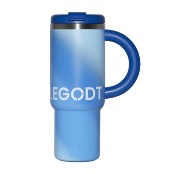 韓國 LEGODT LOOP TUMBLER HANDY 1000ml 韓國製 保溫保冷隨行杯 漸層藍GradationBlue