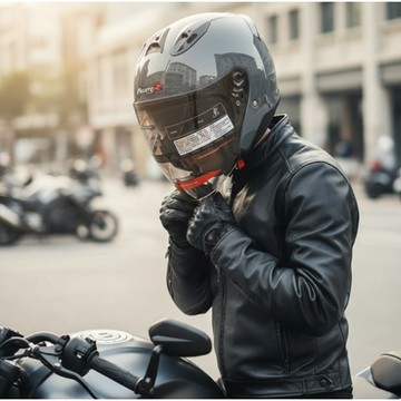 【出清品】68_箱損R3A6 普通型露臉式 機車用防護頭盔, XXL, 水泥
