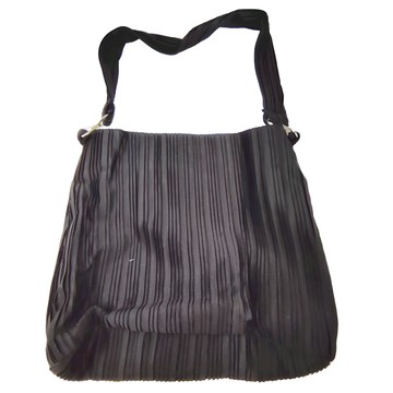 Wylla 百摺單肩側背包 - 黑色 肩背帶50cm  26 x 22.5 x 27cm