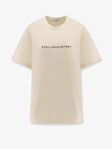 Cotton T-shirt with logo print - STELLA MCCARTNEY - gender_Woman