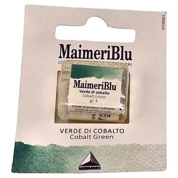 MaIMeRI 美利 塊狀水彩 S4 328 COBALT GREEN 鈷綠色  1.5ml  1色
