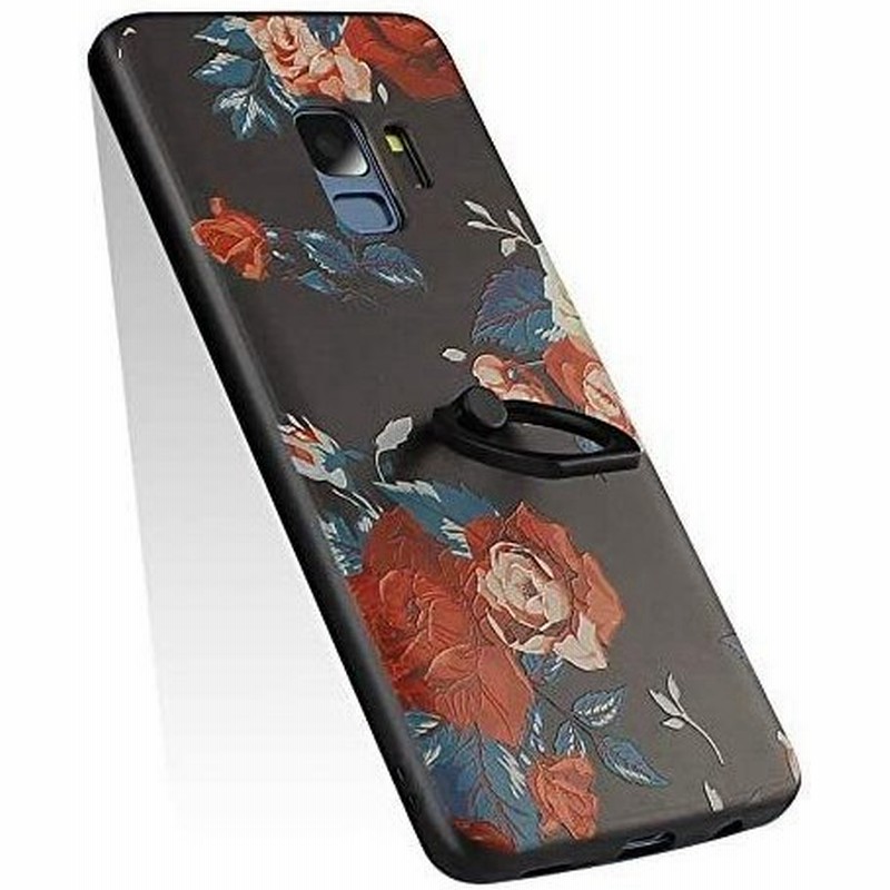 Galaxy S9 用 ケース リング付き ギャラクシーs9 用 ケース かわいい 花柄 ストラップホール付き バラ ディズニー キャラクター Tpu 通販 Lineポイント最大0 5 Get Lineショッピング