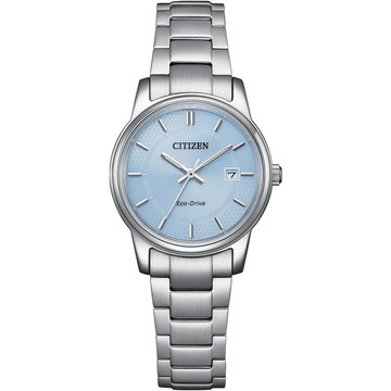 CITIZEN Eco-Drive 光動能簡約女錶 手錶-27.5mm(EW2318-73L)