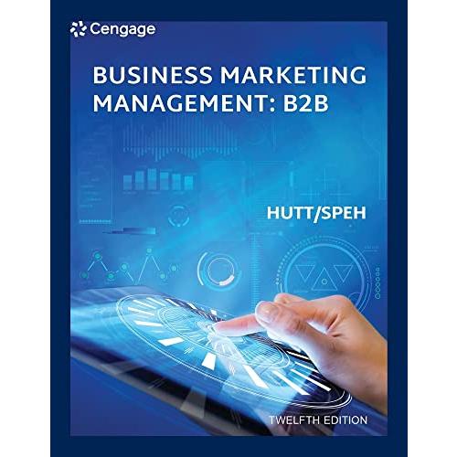 Business Marketing Management B2B