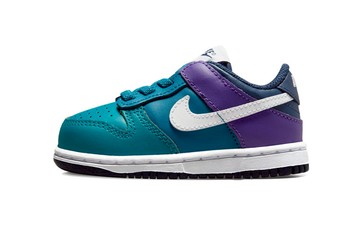 TD NIKE DUNK PURPLE GREEN