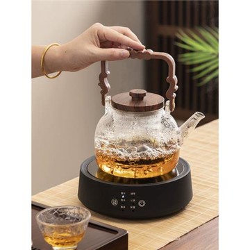 電陶爐煮茶器家用茶具耐高溫玻璃茶壺小型煮茶爐喝泡茶專用燒水壺