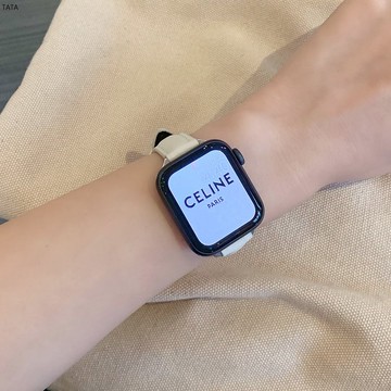 Apple Watch 復古真皮錶帶 女士錶帶 真皮錶帶S8 S6 S7 SE 41mm 40mm 44mm 45