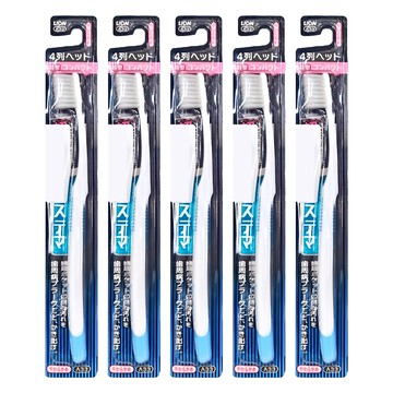 LION 獅王 Systema 細潔 小巧四柱軟毛牙刷  5支  1支