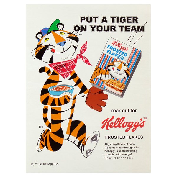 ポスター ケロッグ ヴィンテージ アートポスター トニー Baseball Cap Kg003 高さ35 幅26cm Kellogg S Tony レトロ 広告デザイン トニー アンティーク 通販 Lineポイント最大0 5 Get Lineショッピング