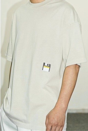 日系水洗寬松短袖 t 恤