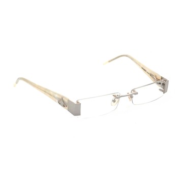 【Vivienne Westwood】知性穿搭無邊土星眼鏡(黃) VVW089-02