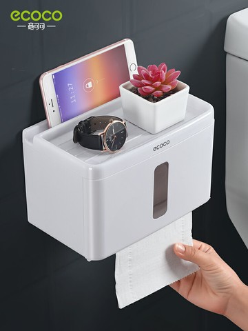 衛生間廁所紙巾盒免打孔卷紙筒抽紙廁紙盒防水衛生紙置物架手紙盒