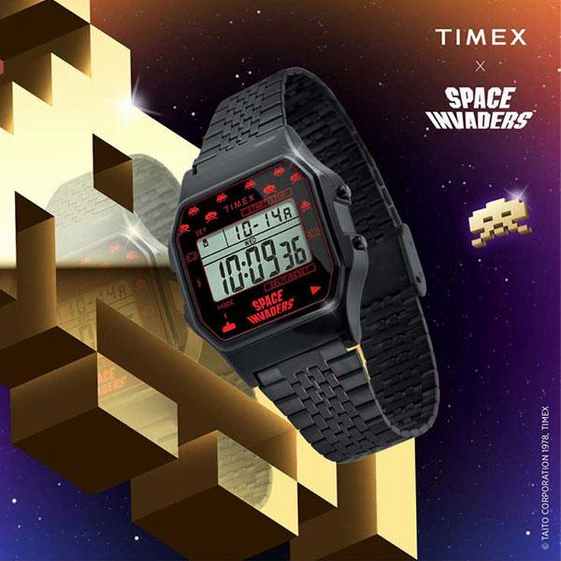 タイメックス TIMEX 80 Space Invaders スペースインベーダーコラボモデル ブラック デジタル ウォッチ 男女兼用 腕時計  正規輸入品 TW2V30200 | LINEブランドカタログ