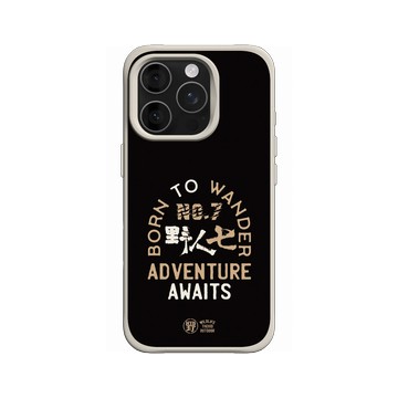 iPhone 16 Pro SolidX 貝殼灰 - KID - ADVENTURE 野人七號