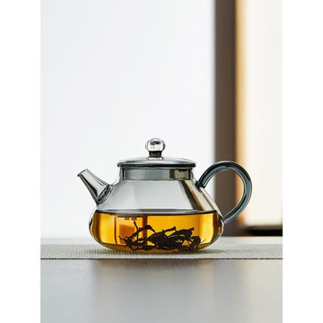 玻璃茶壺耐高溫加厚新款高檔茶水分離一人用小泡茶壺功夫茶具套裝