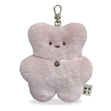 Wepi bear - Rosy (19公分) / 手工迷你玩偶禮物鑰匙圈
