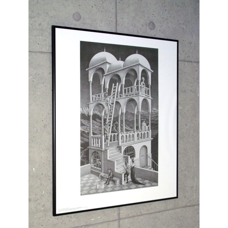 額装済/morphosis no4/MC Escher/エッシャー