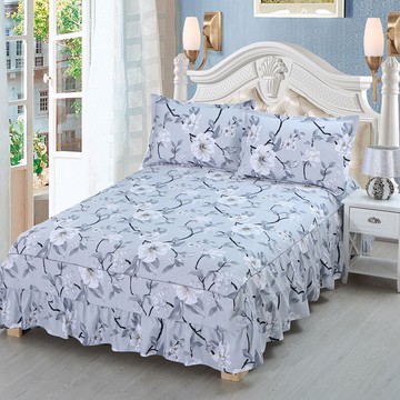 床裙床罩防滑加厚韓式秋冬季磨毛加厚床蓋席夢思保護套床單單床裙