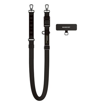 MAGEASY 20mm Fidlock Dual Utility Strap 機能快扣掛繩  黑色  1條