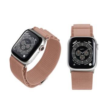 Apple Watch 錶帶 Apple Watch 錶帶 高山錶環 耐磨透氣 蘋果手錶適用 38/40/41mm (玫瑰金)