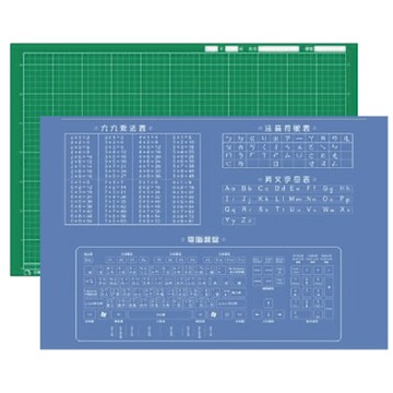 CHU LUN 巨倫 雙面 兩用 PVC 鍵盤 桌墊  40x60cm /片 A-2207