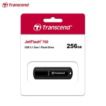 Transcend 創見 JetFlash 700 USB3.1 黑色 高速隨身碟 保固公司貨 256G 512G