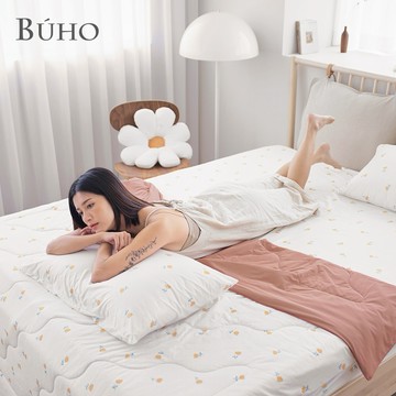 【快速出貨】BUHO 激凍冰紗6尺雙人加大床包枕套+竹纖維冰紗涼被(雙人180x200cm)四件組 -多款任選