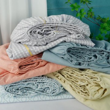 外貿尾單純棉磨毛加厚床笠棉布單件床墊保護套席夢思床套純色床罩