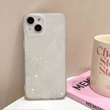 台灣出貨✨ 閃亮星 蘋果17/16pro手機殼15/14/13軟殼1211/XR/XS磨砂8p 防摔殼 蘋果手機殼
