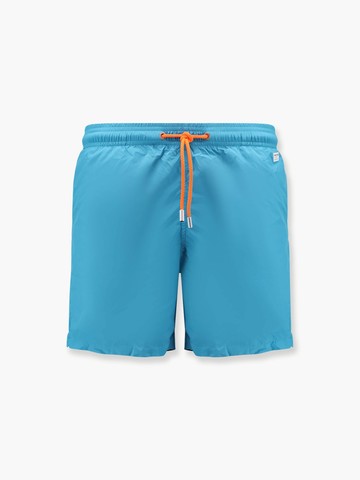 Lighting Pantone polyester swim trunks with Logo patch - MC2 SAINT BARTH - gender_Man