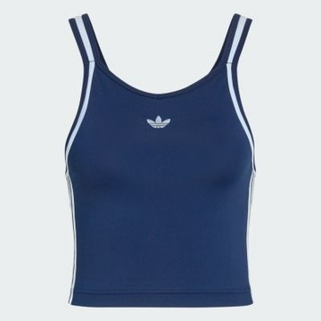 Adidas 愛迪達 Vintage Tank KY8135 女 背心 運動背心 深藍 亞版 復古